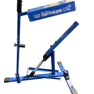 Used Louisville Slugger BLUE FLAME BB/SB Pitching Machine Royal Blue 11835-S000198302