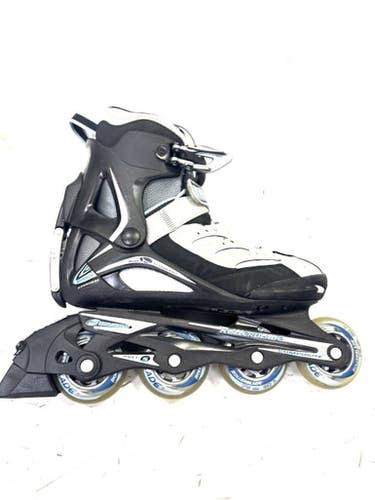 Used Rollerblade ZETRA WOMENS Senior Rec Fitness Skates Grey Senior 8 11860-C000299085