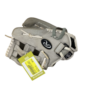 Used Rawlings HIGHLIGHT SERIES BB/SB Glove RH Throw Grey 12 1/2" 11613-S000169302