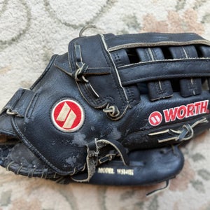 Worth RH Outfield Unknown Baseball Glove 14"
