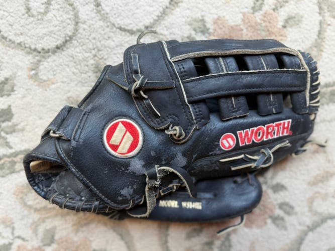 Worth RH Outfield Unknown Baseball Glove 15" (Used)