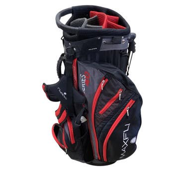 Used Maxfli U SERIES 4.0 STAND BAG Mens Stand Bag Black And Red 11760-S000082925
