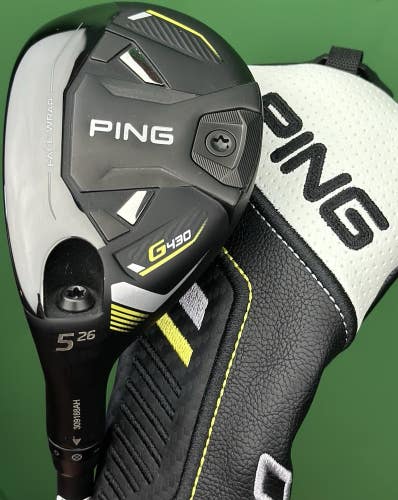 PING G430 Rescue 5-Hybrid 5H 26* LEFT Hand Alta CB 70 Regular Flex LH w/ Cover