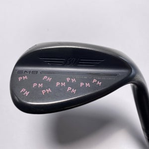 Titleist Vokey SM9 Jet Black Lob Wedge LW 60* 12 Bounce D-Grind Wedge Mens RH
