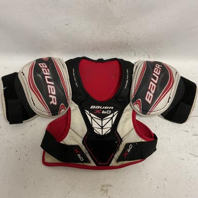 Used Bauer X60 Junior Shoulder Pads MD 11855-S000192216
