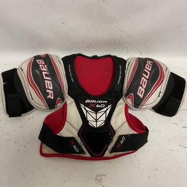 Used Bauer X60 Junior Shoulder Pads MD 11855-S000192216