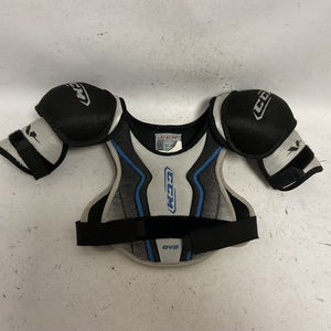 Used CCM VECTOR Youth Shoulder Pads Royal Blue MD 11855-S000192220