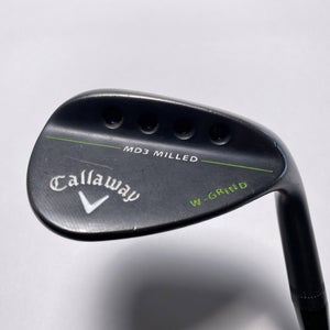 Callaway MD3 Milled Black W-Grind Sand Wedge SW 56* 12 DG Wedge Steel Mens RH