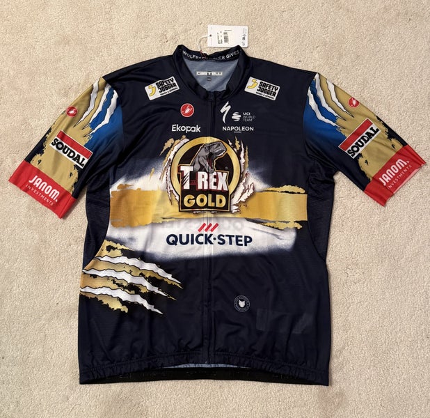 Castelli T-Rex Gold Quick-Step 2025 Competizione 3 Jersey (New)