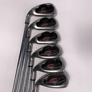 Callaway Big Bertha 2006 Iron Set 4-PW Big Bertha Regular Steel Mens LH