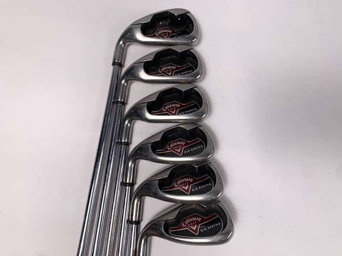 Callaway Big Bertha 2006 Iron Set 4-PW Big Bertha Regular Steel Mens LH