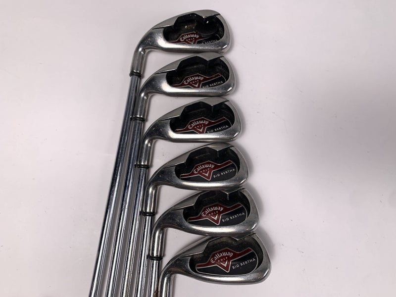 Callaway Big Bertha 2006 Iron Set 4-PW Big Bertha Regular Steel Mens LH