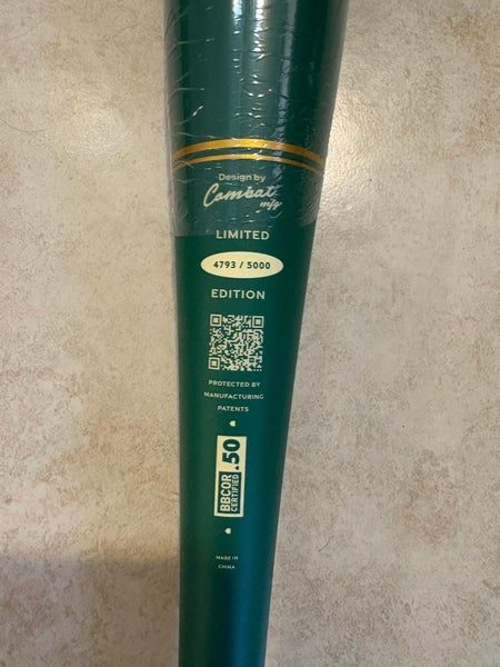 2025 Combat MFG Spec A1 Alloy BBCOR Certified Bat (-3) 31 oz 34" (New)