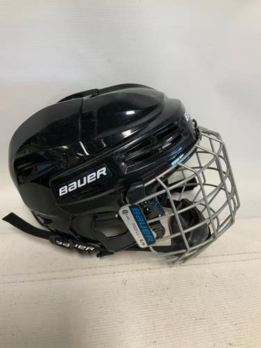 Used Bauer IMS 5.0 Helmet Cage Combo Black SM 11823-S000034791