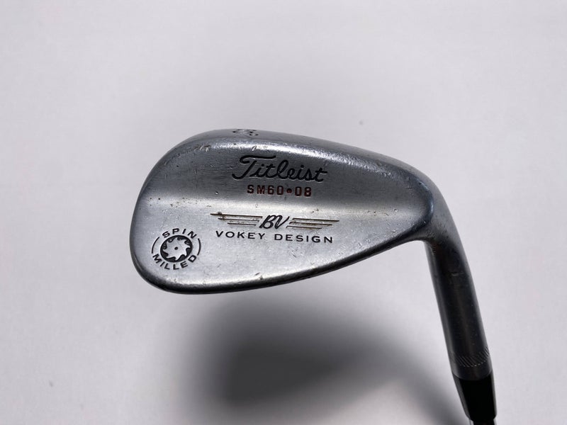Titleist Vokey Spin Milled Chrome 2009 Lob Wedge LW 60* 8 DG Wedge Steel Mens RH