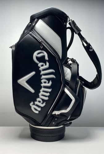 CallawayStaff Bag Black 6-Way Divide Single Strap Golf Bag