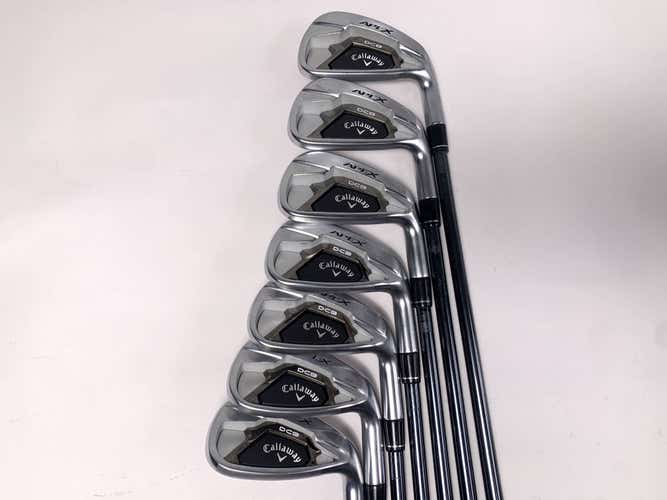 Callaway Apex DCB 21 Iron Set 4-PW UST Mamiya Recoil Dart F2 Senior RH