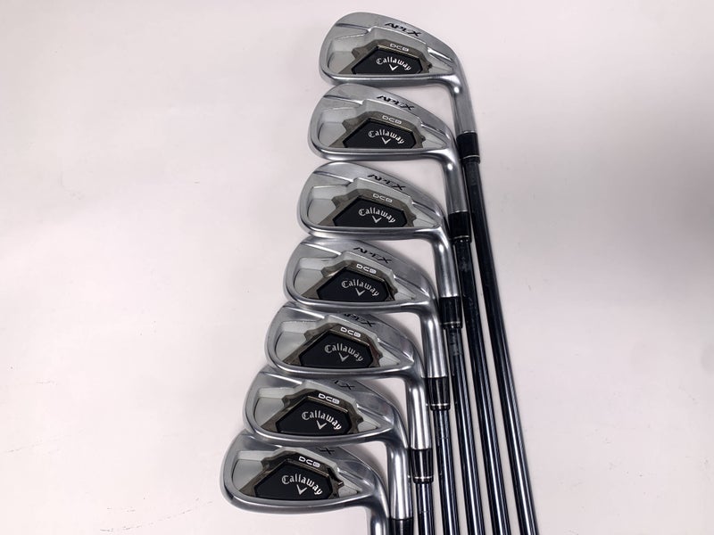 Callaway Apex DCB 21 Iron Set 4-PW UST Mamiya Recoil Dart F2 Senior RH