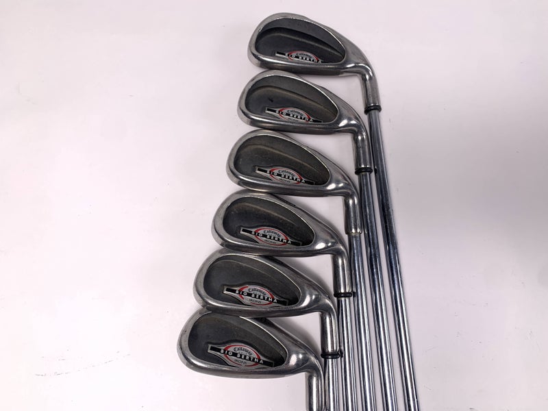 Callaway Big Bertha 2002 Iron Set 5-PW Big Bertha Uniflex Steel Mens RH