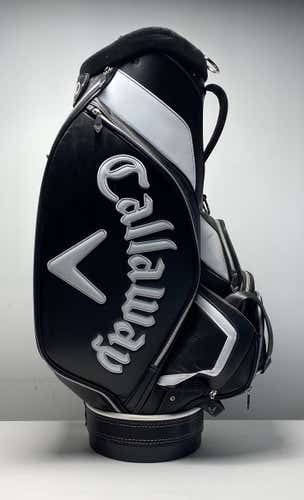 Callaway Trial Set Staff Bag Black 6-Way Divide Single Strap Golf Bag