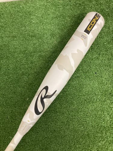 2025 Rawlings Icon Composite Bat USSSA Certified (-5) Composite 26 oz 31" (Used)