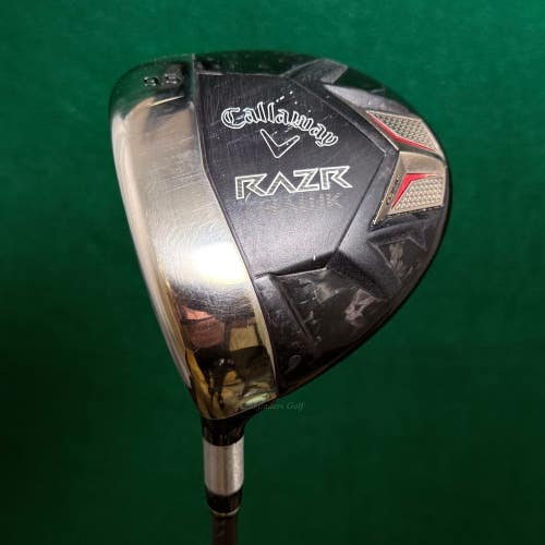 LH Callaway RAZR Hawk Tour 9.5 Driver Factory Aldila RIP 60 Tour Graphite Stiff