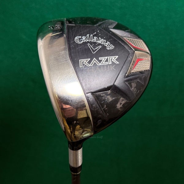 LH Callaway RAZR Hawk Tour 9.5 Driver Factory Aldila RIP 60 Tour Graphite Stiff