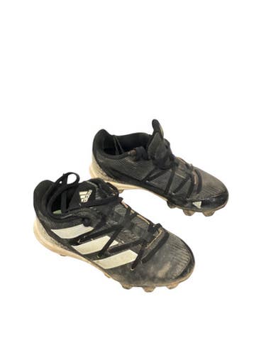 Used Adidas BASEBALL CLEAT BB/SB Cleats Black Junior 01 11479-S000405928