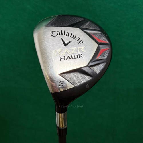 LH Callaway RAZR Hawk 3 Fairway Wood Factory W-60G Graphite Stiff w/ HC