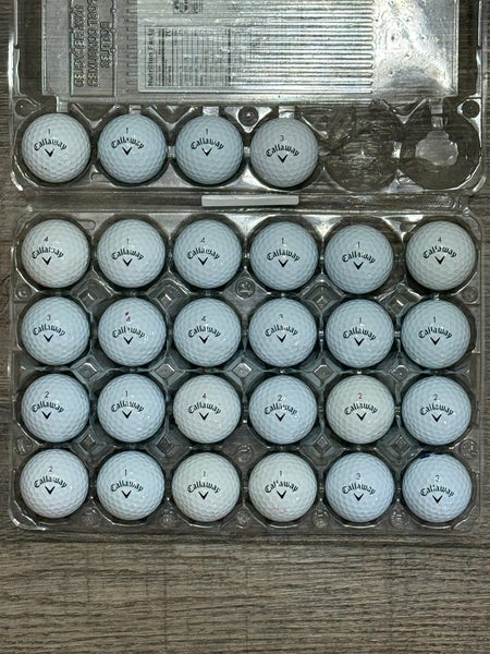 28 Callaway Chrome Soft Golf Balls - 5A MINT CONDITION ONLY