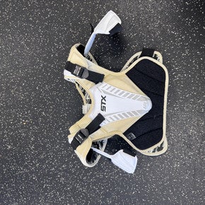 Used STX STALLION 400 Lacrosse Shoulder Pads Tan MD 11849-S000032472