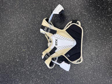 Used STX STALLION 400 Lacrosse Shoulder Pads Tan MD 11849-S000032472
