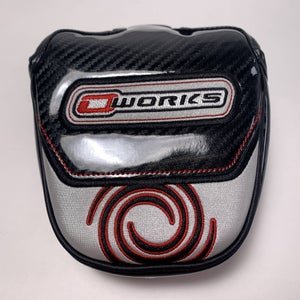 Odyssey O-Works Mallet Putter Headcover Black Grey Red HC NEW