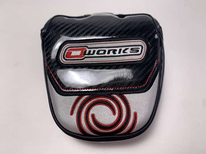 Odyssey O-Works Mallet Putter Headcover Black Grey Red HC NEW