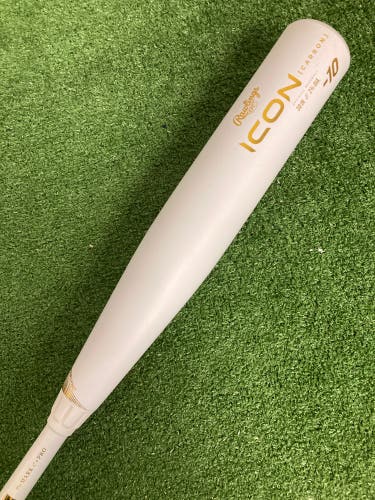 2024 Rawlings Icon Composite Bat USSSA Certified (-10) Composite 20 oz 30" (Used)