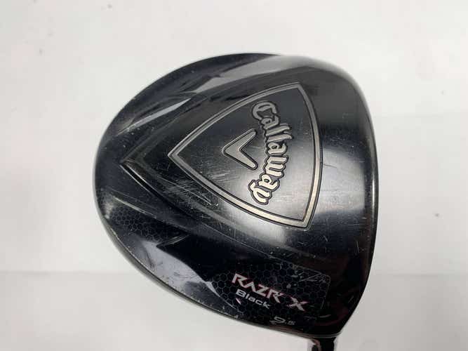 Callaway Razr X Black Driver 9.5* Fujikura Motore F8 60g Stiff Graphite Mens RH