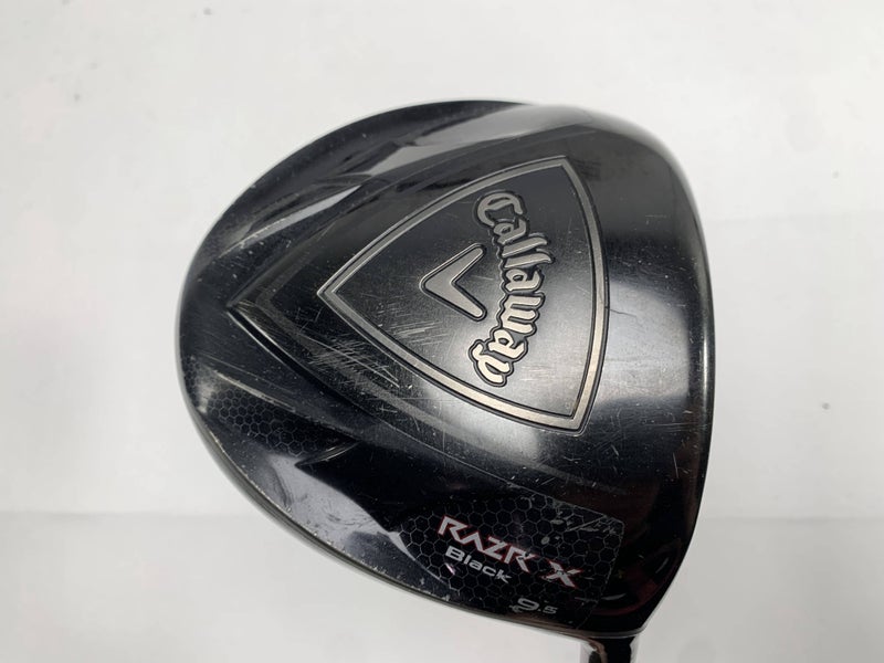 Callaway Razr X Black Driver 9.5* Fujikura Motore F8 60g Stiff Graphite Mens RH