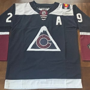 Nathan MacKinnon Colorado Avalanche Alternate Jersey Adult Medium (50)