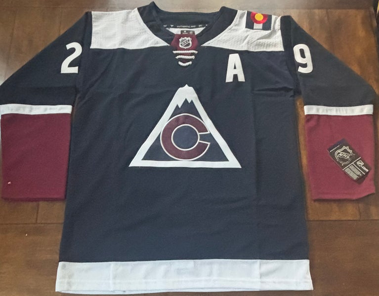 Nathan MacKinnon Colorado Avalanche Alternate Jersey Adult Medium (50)