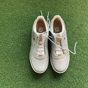 Footjoy Golf Shoes Mens 8M Gray Versatrax Stratofoam Lightweight Waterproof