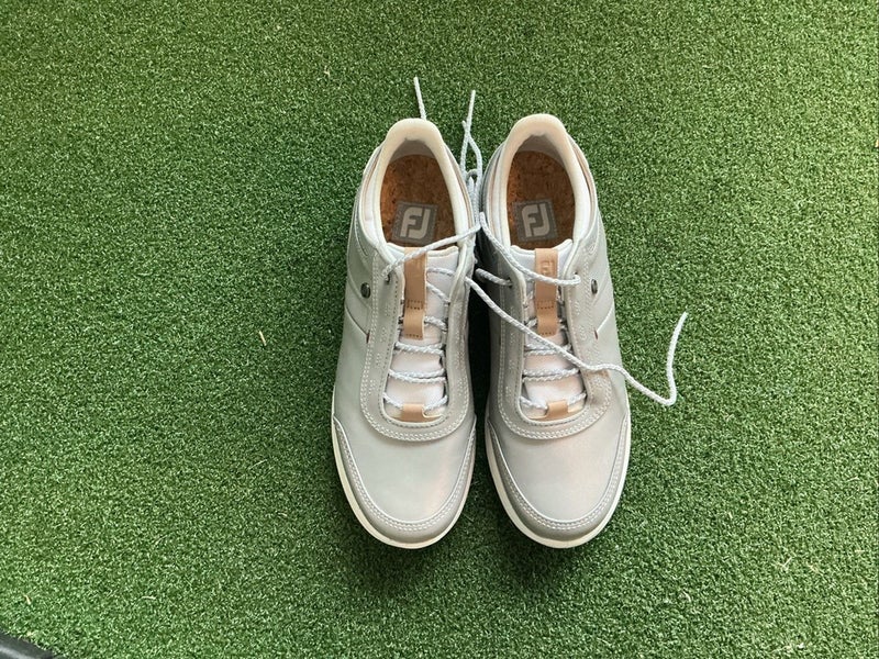 Footjoy Golf Shoes Mens 8M Gray Versatrax Stratofoam Lightweight Waterproof