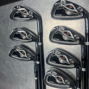 Men's TaylorMade r7 CGB MAX Right Handed Iron Set Regular Flex (7 Clubs) #5 - #9, PW, GW Graphite Sh