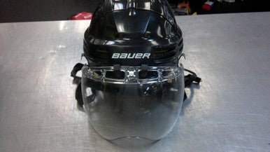 Used Bauer 4500 Helmet Half Visor Combo Black LG 11339-S000195293