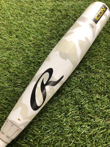 2025 Rawlings Icon Composite Bat USSSA Certified (-10) Composite 18 oz 28" (Used)