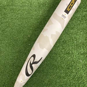 2025 Rawlings Icon Composite Bat USSSA Certified (-10) Composite 20 oz 30" (Used)