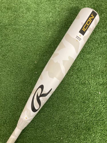 2025 Rawlings Icon Composite Bat USSSA Certified (-10) Composite 20 oz 30" (Used)