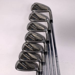TaylorMade SIM2 MAX Iron Set 5-PW KBS Tour 120 Stiff Steel Mens RH