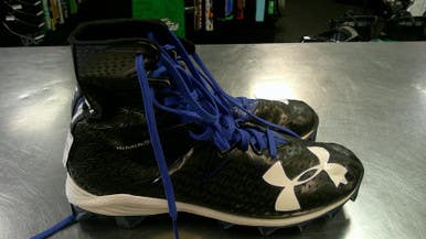 Used Under Armour Adult FB Cleats Black Senior 9.5 11868-S000065993