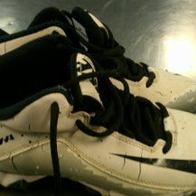 Used Nike ALPHA Adult FB Cleats White Senior 6.5 11868-S000065992