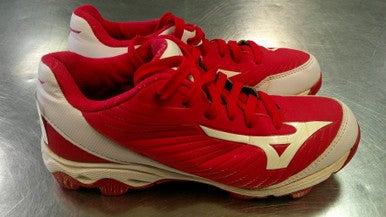 Used Mizuno CLEAT BB/SB Cleats Red Junior 03 11868-S000065987